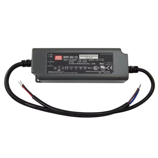 LO-PRO Jct Box Driver Combo - 12V Constant Voltage, 40W, 120-277V AC, Diode Led, Mfr#: DI-CV-MW12V40W-277-LPS